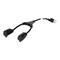 Monoprice Power Cord Splitter - NEMA 5-15P to 2x NEMA 5-15R_ 16AWG_ 13A_ 3-Prong 5308 - alternate 3